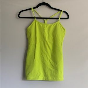 Lulu lemon lime green workout top